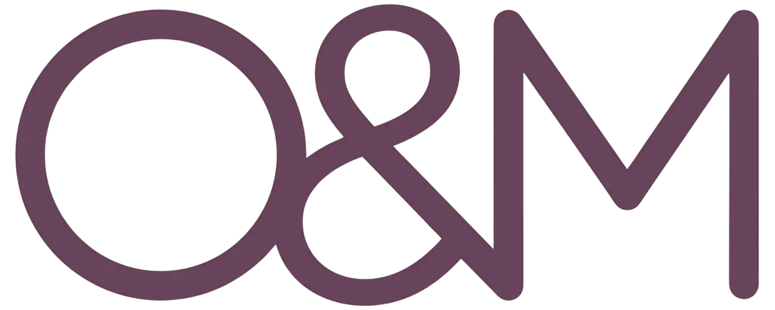 o&m logotyp